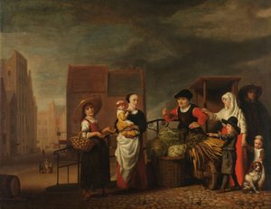 Marché aux légumes - Nicolaes Maes